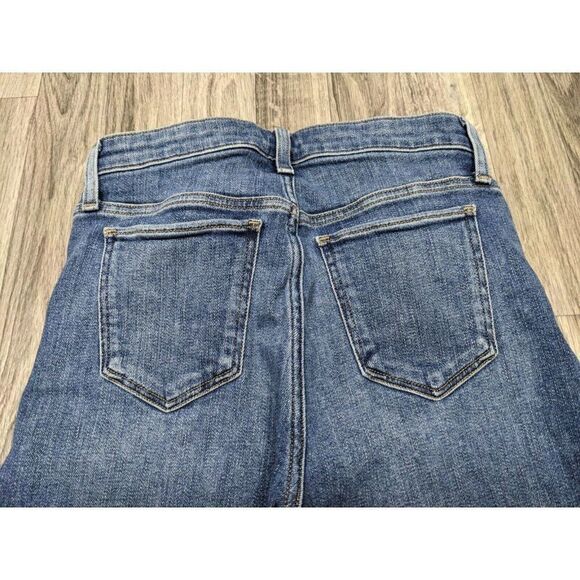 Joe's Womens Size 25 Flawless The Icon Mid Rise Skinny Cropped Denim Blue Jeans - Picture 3 of 12